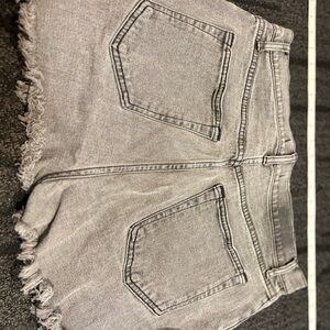 Abercrombie & Fitch Light Gray Jean Shorts